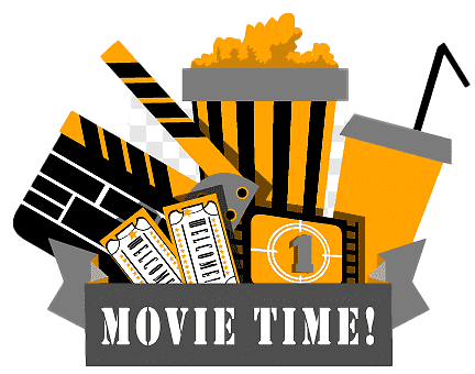 It's movie time! logo